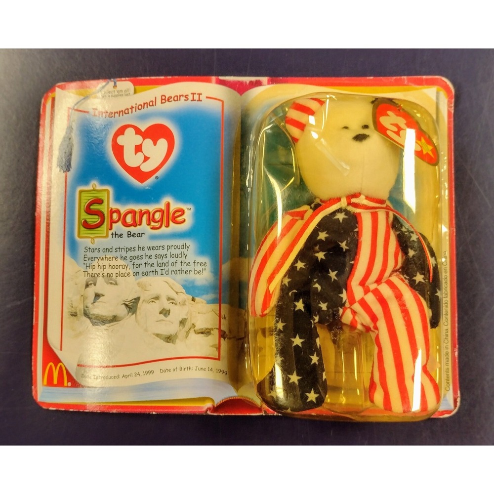 Beanie Babies "Spangle the Bear" McDonald's Rare/Retired/Vintage (2000)